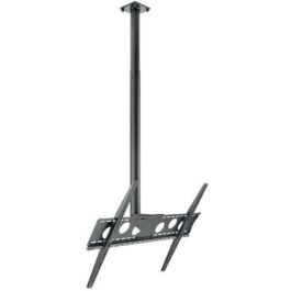 HAGOR HA DH 400 - 700 L Soporte de Techo para TV 55"-75" hasta 50 kg, Inclinación 0-15°, Giro ±20°, Altura Ajustable, Negro