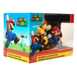 Jakks Pacific Super Mario Set de Batalla Mario vs. Bowser 645124 Figuras Articuladas +3 Años