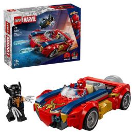 Lego Juego de Construcción Coche de Spider-Man vs. Lobezno Venomizado Super Heroes Marvel Niños +6 Años