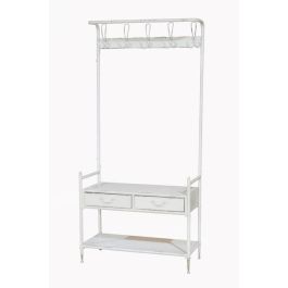 Escritorio Home ESPRIT Blanco Metal 122 x 50 x 76 cm