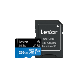 Lexar 633x 256 GB MicroSDXC UHS-I Clase 10 Lexar 633x 256 GB MicroSDXC UHS-I Clase 10