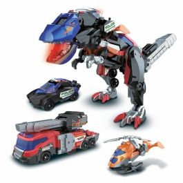 Super Robot Transformable Vtech Switch & Go Dinos Combo: Dinosaurio