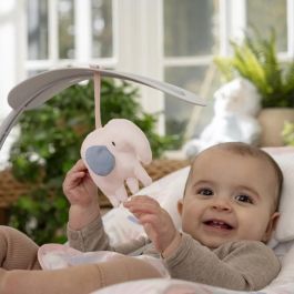 Ingenuity ING17377 Mecedora para bebé 3 en 1 Keep Cozy Burst - 3 posiciones - Arco con peluches extraíbles - Hasta 18 kg