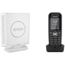 Snom M430 Teléfono DECT Inalámbrico Terminal, Manos Libres, Identificador de Llamadas, Negro Blanco
