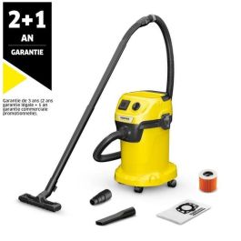 Karcher WD 3 P V-19/4/20 Aspirador en seco y húmedo 1000W, depósito polipropileno 19 L con toma de corriente Precio: 135.7899994. SKU: B1ACWFNX6L