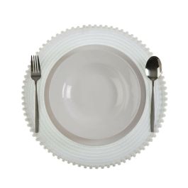 Versa Salvamantel Blanco 38x38 cm - Poliéster (6 Unidades) Versa Salvamantel Blanco 38x38 cm - Poliéster (6 Unidades)