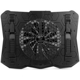 Nox NXHUMMERPROSTAND Soporte Refrigerante Hummer PRO Stand para Portátiles 17.3", RGB, Ventilador 170mm, 7 Posiciones, 2 USB Nox NXHUMMERPROSTAND Soporte Refrigerante Hummer PRO Stand para Portátiles 17.3", RGB, Ventilador 170mm, 7 Posiciones, 2 USB