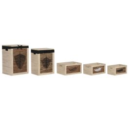 Cesta Ropa Basicos DKD Home Decor Natural Negro 30 x 56 x 40 cm Set de 5 Precio: 133.89000053. SKU: B13XVNTFQY