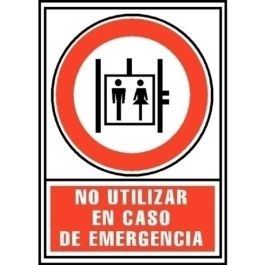 Señal Informativa No Utilizar En Caso De Emergencia Rojo Precio: 3.69000027. SKU: B1CF6PLYED