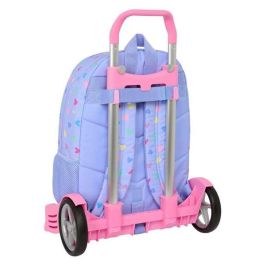 Safta Mod. 876 Mochila con Carro Evolution Benetton Lila 460x300x140 mm
