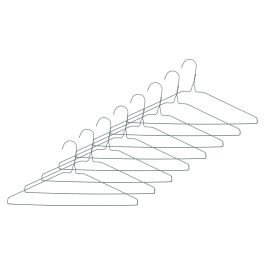 Set de 8 perchas de metal pintado, 40.5 cm - Confortime por Inde (24 Unidades)