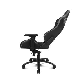 DRIFT DR600 Silla Gaming XL Ergonómica con Reposabrazos 4D, Respaldo Reclinable, Cojines Lumbar/Cervical Negro/Gris