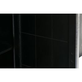 Buffet Moderno DKD Home Decor Plateado Negro 40 x 85 x 180 cm Buffet Moderno DKD Home Decor Plateado Negro 40 x 85 x 180 cm