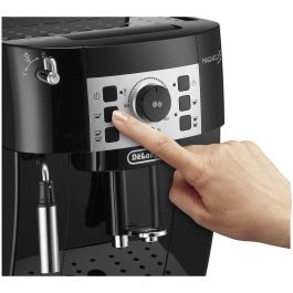DeLonghi Máquina Espresso Magnifica S ECAM 20.116.B Automática con Molinillo Integrado y Vapor 1450W Negro