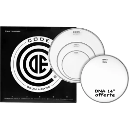CODE Tom Pack Dna Rock Transparente (10,12,16" + Dna 14 ") Precio: 38.50000022. SKU: B1DCSFM6JA