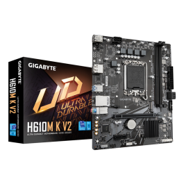 GIGABYTE H610M K V2 Placa Base Micro ATX Intel H610 LGA 1700 DDR5 para procesadores Intel Core 12ª, 13ª y 14ª Gen Precio: 75.58999954. SKU: B1H45LLR8X
