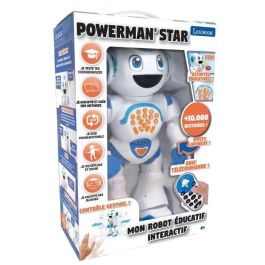 Lexibook POWERMAN STAR Robot Interactivo para Jugar y Aprender, con Control por Gestos y Mando a Distancia, Movimientos en Todas Direcciones.