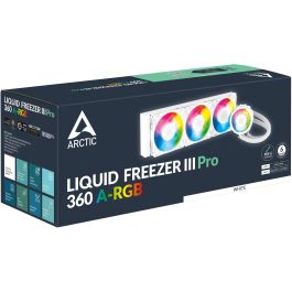 ARCTIC Liquid Freezer III PRO 360 ARGB White Kit Refrigeración Líquida CPU 12cm Compatible Intel LGA1851/1700, AMD AM4/AM5