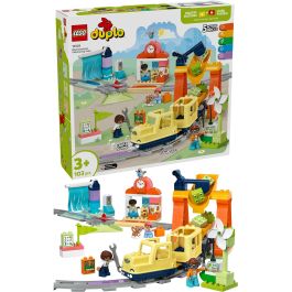 LEGO 10428 DUPLO My Town El Gran Tren Comunitario Interactivo - Juguete de Aprendizaje Temprano para 3 Años