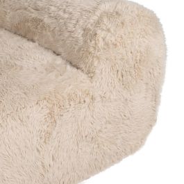 Sofá 2 Plazas Beige Tejido 185 X 107 X 79,50 cm