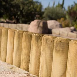 Faura Bordura Vampiro F30022 98x7x30cm Madera con Protección Autoclave Nivel 3