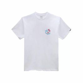 Camiseta de Manga Corta Hombre Vans Classic Mini Dual Palm Blanco