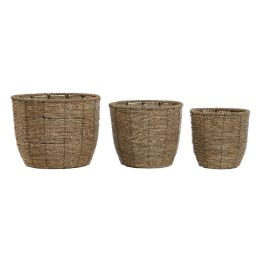 Macetero Tropical DKD Home Decor Marron 31 x 24 x 31 cm Set de 3 Precio: 26.94999967. SKU: B167QNGP7Z