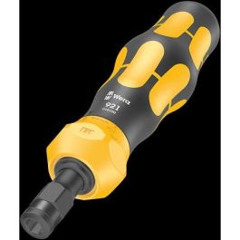 Wera 05018100001 Kraftform Plus Schlagschraubendreher - Destornillador de Impacto Plano, Puntas Hexagonales 1/4", Mango Ergonómico Amarillo/Negro
