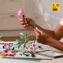 LEGO Juego de Construcción Ramo de Flores Fantasía en Rosa Botanicals +18 años