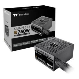 Thermaltake Smart BX3 Fuente de Alimentación 750W ATX para PC con Certificación 80 PLUS Bronze y Cableado Totalmente Modular Color Negro