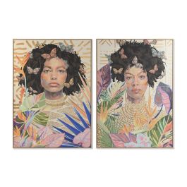 DKD Home Decor Cuadro Colonial Africana Multicolor 140 x 100 x 4 cm Lienzo y PS (Pack de 2 Unidades) Precio: 142.95000016. SKU: S3028616
