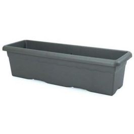 Jardinera rectangular PLASTIKEN - 100 X 44 cm - Antracita Precio: 57.58999961. SKU: B19SAXA96B