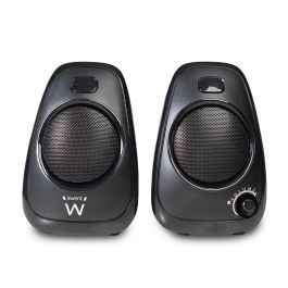 Ewent Altavoces 2.0 Ew3527 Negro 6W RMS, USB, Jack 3.5mm, Control de Volumen
