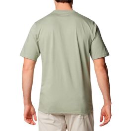 Camiseta de Manga Corta Hombre Columbia Csc Basic Logo Verde 11-12 Años