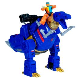 HASBRO Transformers G2 Universe Grimlock y Autobot Wheelie, figura que cambia de robot a dinosaurio, 19cm