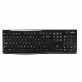 Logitech Teclado K270 Wireless Francés Inalámbrico 2.4 GHz hasta 10m, Resistente a Salpicaduras, Compatible con Windows 7/Vista/XP