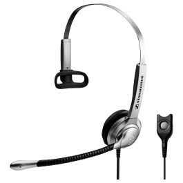 EPOS SH 335 Mono Wired OE Auricular Monoaural Cableado para Oficina/Centro de Llamadas, Color Plateado