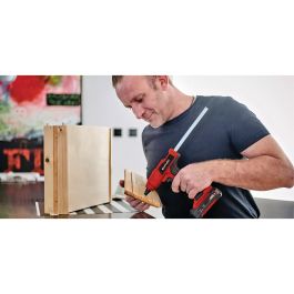 Einhell Pistola de pegamento termofusible a batería TE-CG 18 Li, 18V, 1.1cm, calentamiento rápido, incluye 5 barras