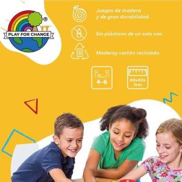 Tablero parchis 4 y 6 jugadores de madera 40x40 cm sin accesorios Tablero parchis 4 y 6 jugadores de madera 40x40 cm sin accesorios