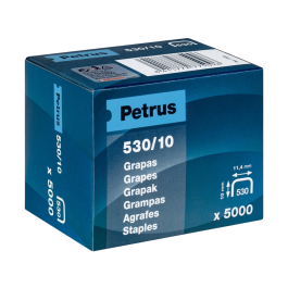 Grapas Petrus Clavadora 530/10 Mm. Cobreadas Caja De 5000 Precio: 14.58999971. SKU: B1J32DCY69
