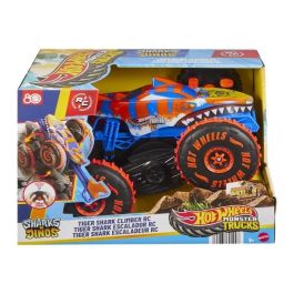 Hot Wheels Coche Radio Control Monster Trucks Tiger Shark Climber Juguete Infantil Escala 1:15 para Niños 5+ Años