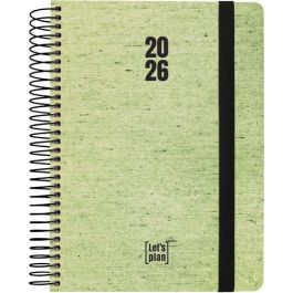 Agenda Anual (2026) Grafoplas Ecojeans Espiral Tapa Extradura Con Goma A5 210X145 D/P Verde Precio: 16.50000044. SKU: B1A5GAEPQ6