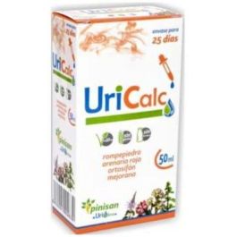 PINISAN Uricalc 50ml Gotas con Rompepiedra, Arenaria, Ortosifón y Mejorana. Apoyo Urinario, Vegano Precio: 12.9994678. SKU: B16VZF2AYN
