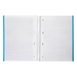 Liderpapel Cuaderno Espiral A5 Micro Jolly Tapa Forrada 140 Hojas 75gr Cuadro 5mm Colores Surtidos