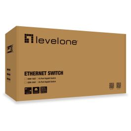 Level One Switch 24 Puertos Gigabit Ethernet Montaje Rack 19 Pulgadas