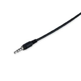 Equip 245304 Auriculares Diadema Supraaural Alámbrico Jack 3.5 mm para Oficina/Call Center con Micrófono Boom Silencio Negro