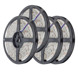 Pack 4 Tiras LED 72W 4200Lm 4200K SMD5050 12VDC IP65 x5M [PL219012-PK4-AP]