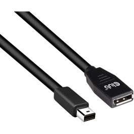 Club3D CAC-1121 Cable Mini DisplayPort 1.4 a DisplayPort 1.4, 1m, 8K a 60Hz, Macho a Hembra, HBR3, Plug & Play