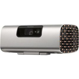 ViewSonic M10E - Proyector Láser RGB Portátil Full HD 1080p, 2200 Lúmenes, Altavoces Harman Kardon, Pantalla 120"