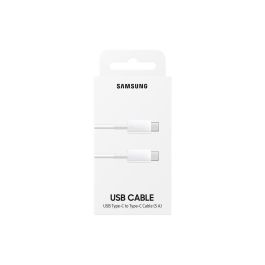 Samsung EP-DN975BWEGWW Cable USB-C a USB-C 5A 1M Blanco